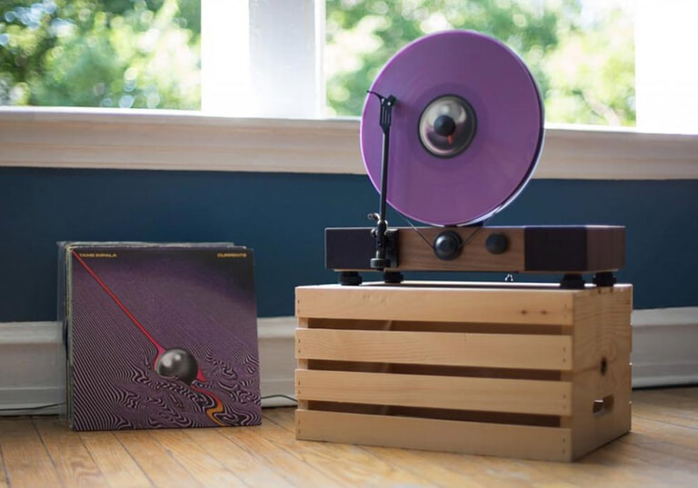 Gramovox noyer disc violet