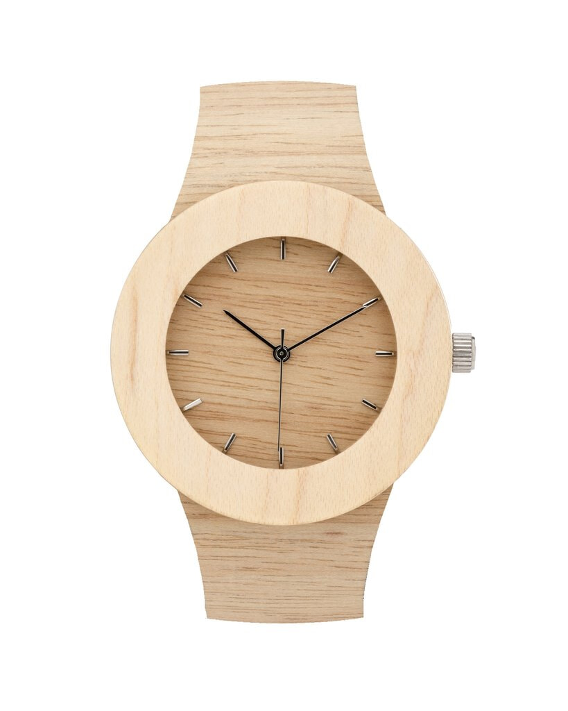 Analog watch - Silverheart & érable - Avec affichage